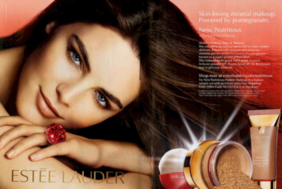 Estee Lauder Makeup Vintage Retro Advert Poster A4 Photo Print