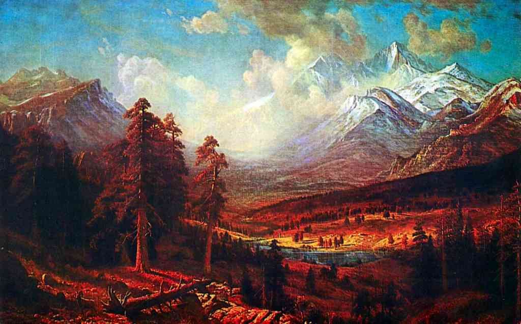 Estes Park Bierstadt A4 Photo Print