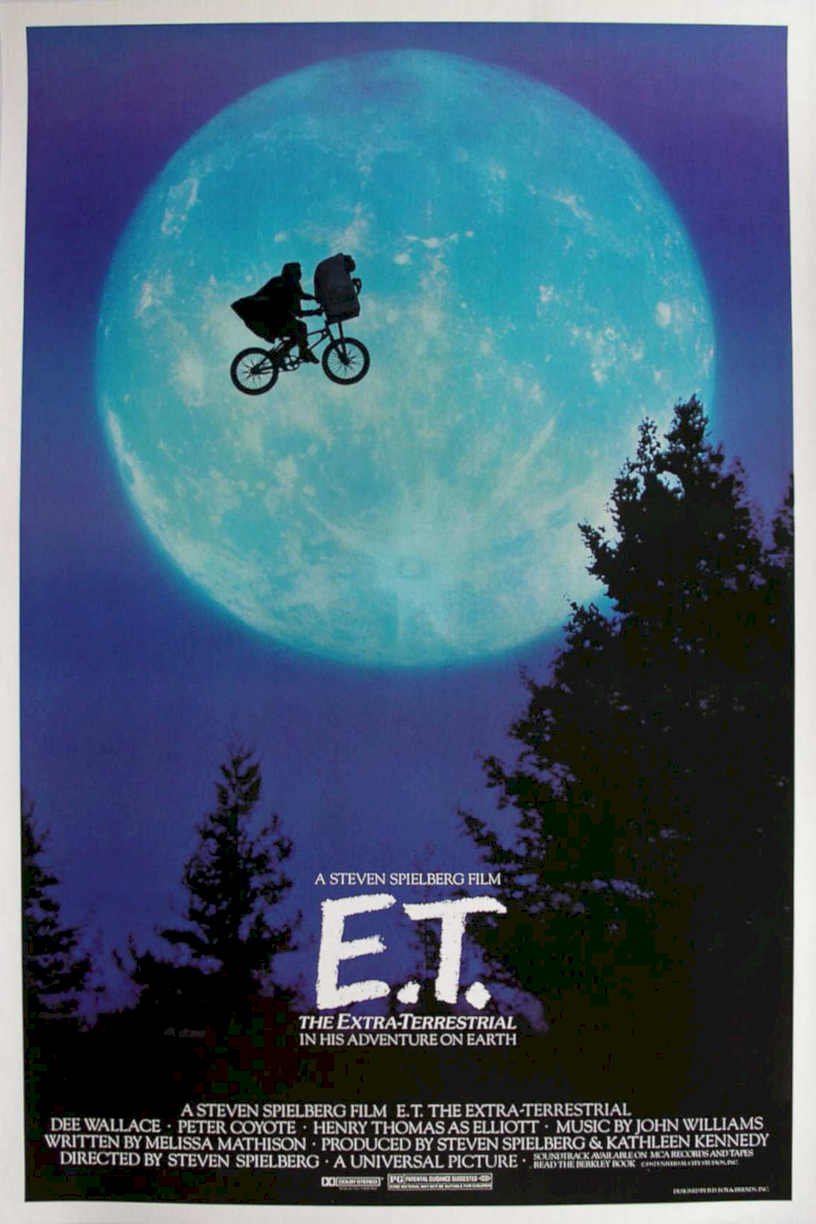 Et Bicycle Night Vintage Retro Advert Poster A4 Photo Print