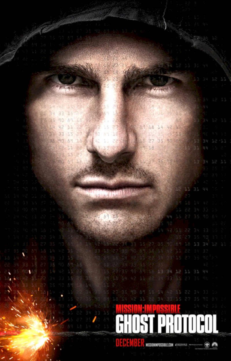 Ethan Hunt Ghost Vintage Retro Advert Poster A4 Photo Print
