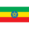 Ethiopia Flag N1769 A4 Photo Print