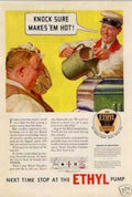 Ethyl Pump Service Vintage Retro Advert Ads A4 Photo Print