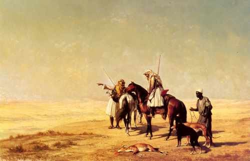 Etienne Billet The Desert Hunt A4 Photo Print