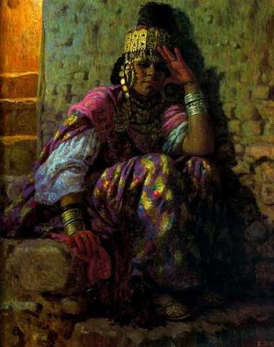 Etienne Dinet Une Ouled Nail A4 Photo Print