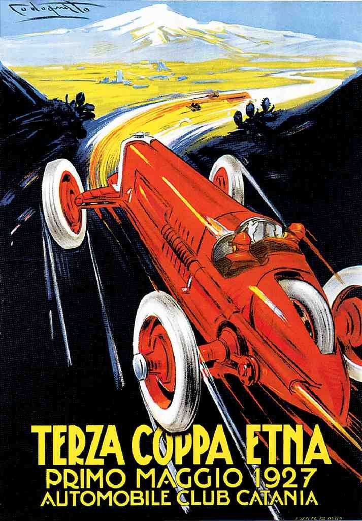Etna 1927 Vintage A4 Photo Print