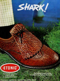 Etonick Shark Golf Vintage Retro Advert Ads A4 Photo Print