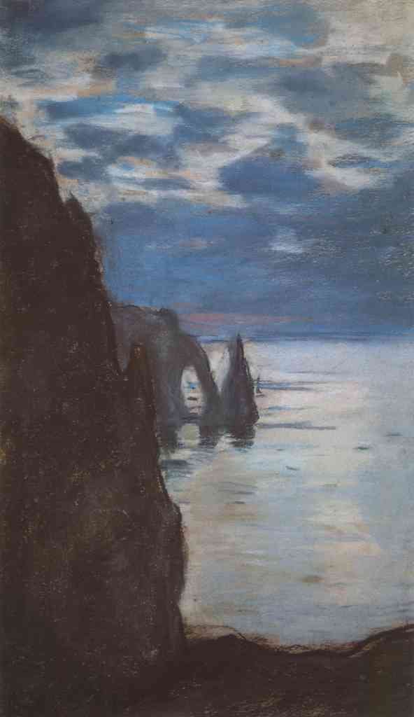 Etretat Monet A4 Photo Print