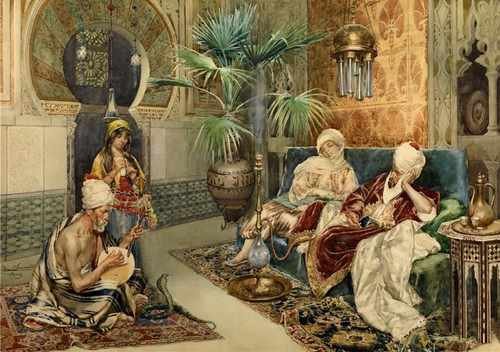 Ettore Simonetti Music In The Harem A4 Photo Print