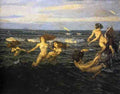 Ettore Tito Le Ondine A4 Photo Print