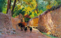Eugene Alexis Girardet On The Way To Market A4 Photo Print