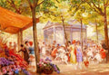 Eugene Auguste Francois Deully La Marche Aux Fleurs A4 Photo Print