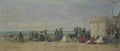 Eugene Boudin Beach Scene, Trouville 1 A4 Photo Print