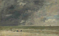 Eugene Boudin Beach at Trouville A4 Photo Print