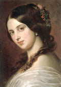 Eugene De Blaas Madchenbildnis A4 Photo Print