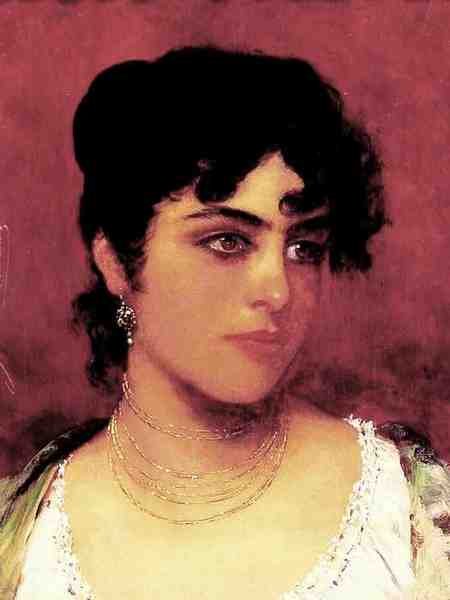 Eugene De Blaas Young Italian Beauty A4 Photo Print