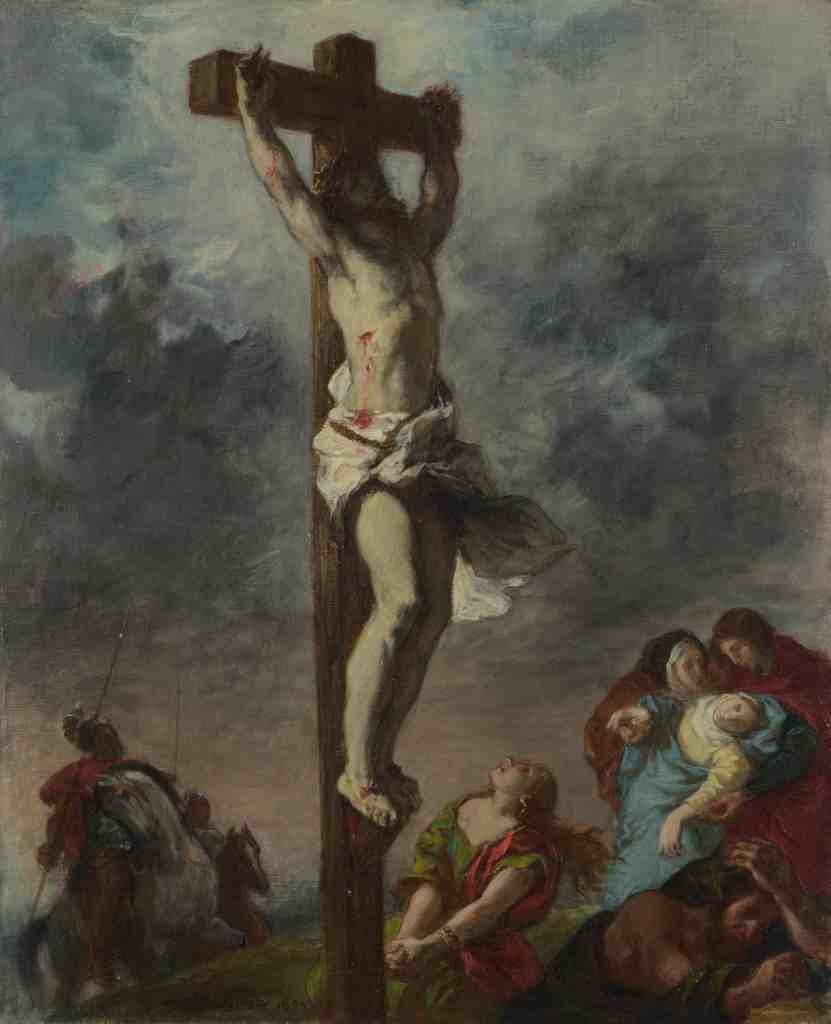 Eugene Delacroix Christ on the Cross A4 Photo Print