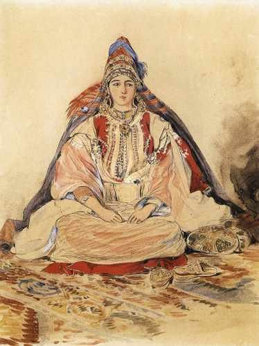 Eugene Delacroix Jewish Bride A4 Photo Print