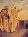 Eugene Fromentin Two Arabs On A Terrace A4 Photo Print