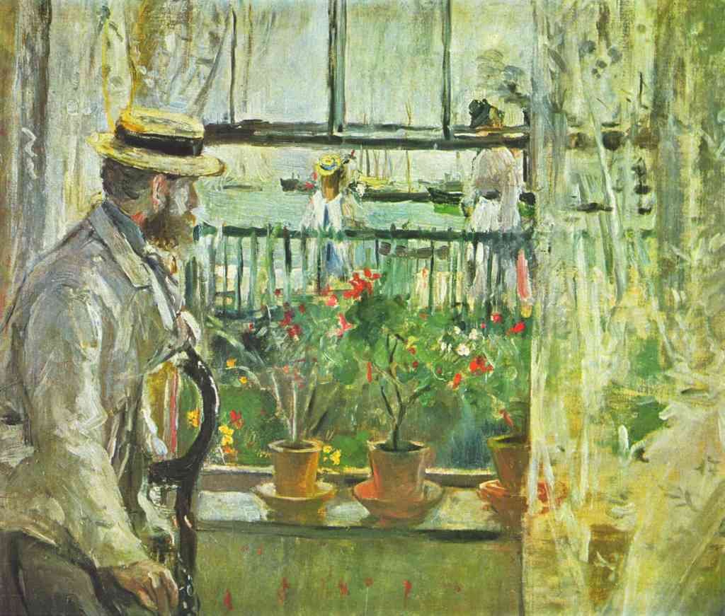Eugene Manet On The Isle Of Wight Morisot A4 Photo Print