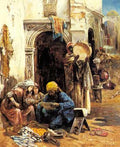 Eugene Pavy An Arab Bazaar A4 Photo Print