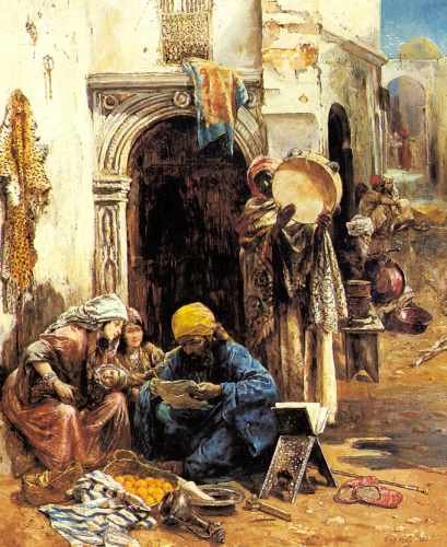 Eugene Pavy An Arab Bazaar A4 Photo Print