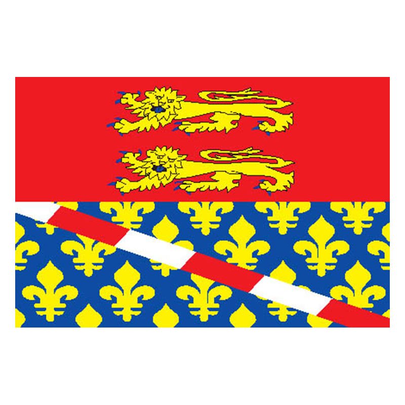 Eure Dep Flag N2931 A4 Photo Print