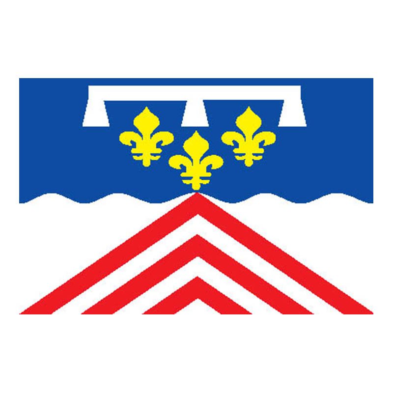 Eureetloir Dep Flag N2932 A4 Photo Print