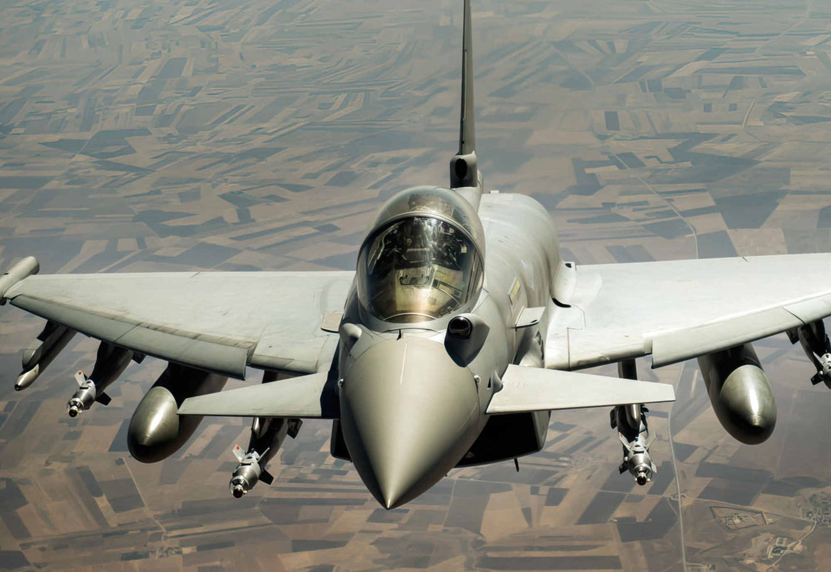 Eurofighter Typhoon Ef2000 Multirole Fighter Aircraft 17 A4 Photo Print