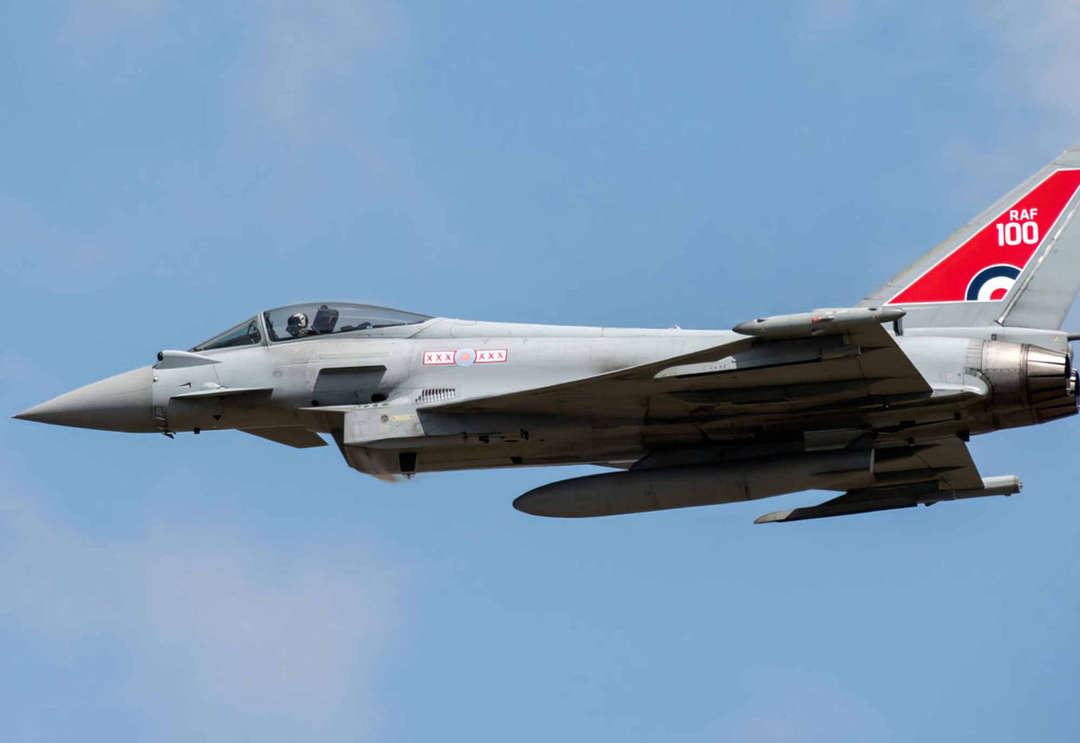 Eurofighter Typhoon Ef2000 Multirole Fighter Aircraft 18 A4 Photo Print