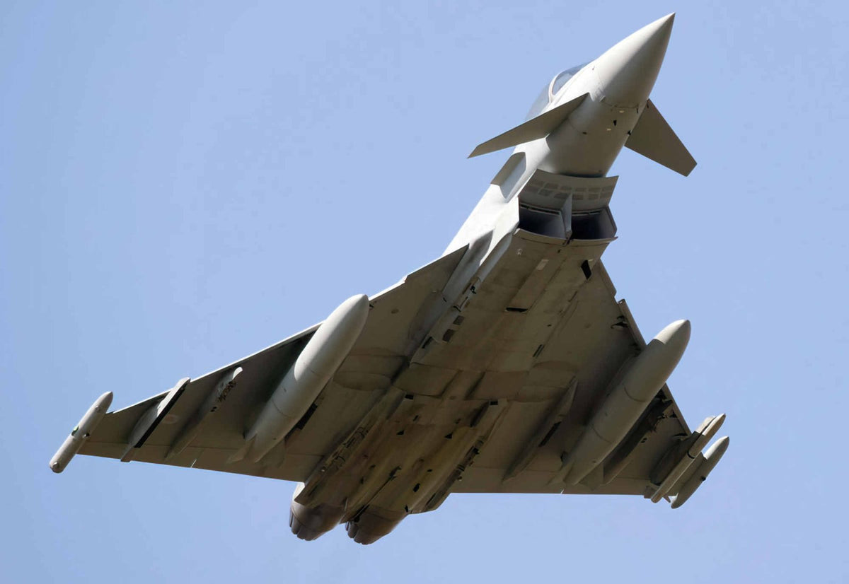 Eurofighter Typhoon Ef2000 Multirole Fighter Aircraft 23 A4 Photo Print