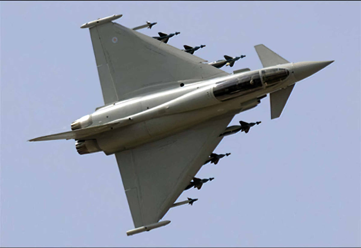Eurofighter Typhoon Ef2000 Multirole Fighter Aircraft 5 A4 Photo Print