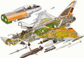 Eurofighter Typhoon cutaway A4 Photo Print