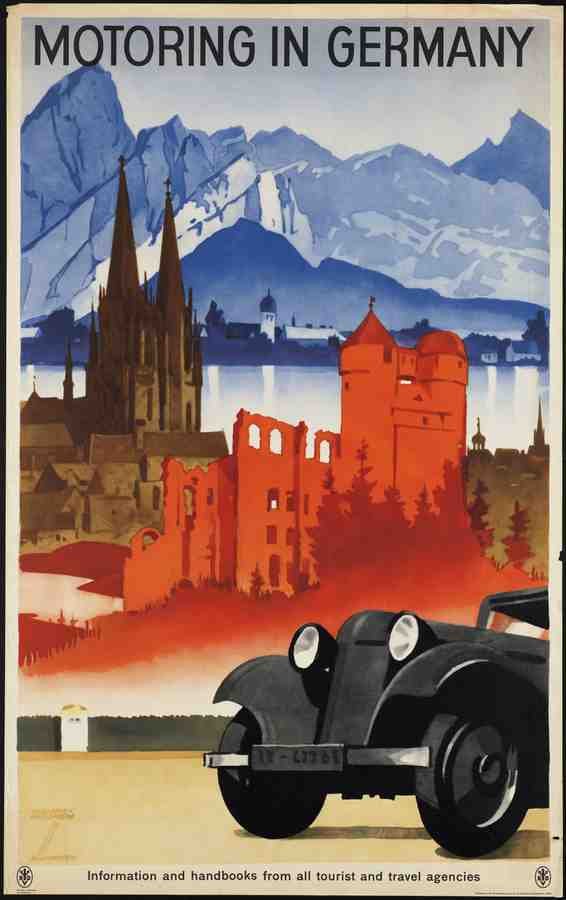 Europe E15 Air Travel Advert A4 Photo Print