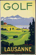 Europe E29 Air Travel Vintage Advert A4 Photo Print