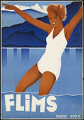 Europe E32 Air Travel Advert A4 Photo Print