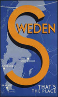 Europe E33 Air Travel Advert A4 Photo Print