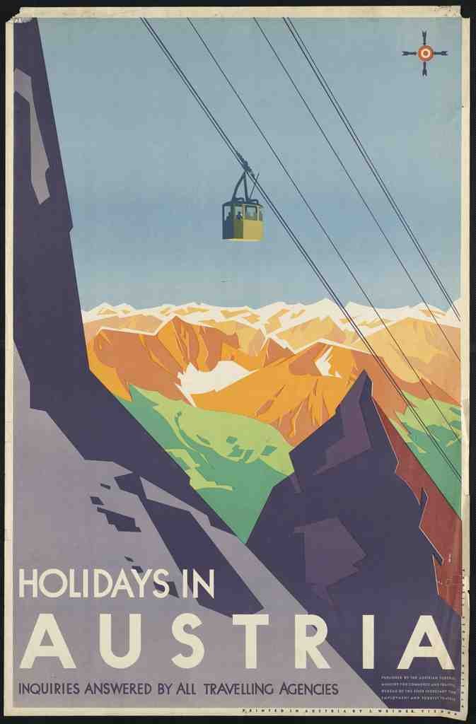 Europe E4 Air Travel Vintage Advert A4 Photo Print