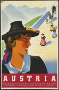 Europe E40 Air Travel Advert A4 Photo Print