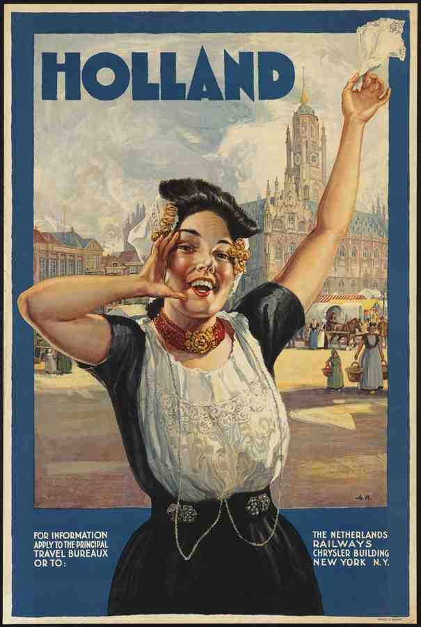 Europe E48 Air Travel Advert A4 Photo Print