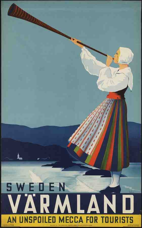 Europe E61 Air Travel Advert A4 Photo Print