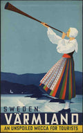 Europe E61 Air Travel Vintage Advert A4 Photo Print