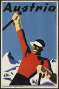 Europe E7 Air Travel Advert A4 Photo Print