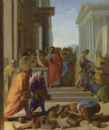 Eustache Le Sueur Saint Paul preaching at Ephesus A4 Photo Print