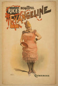 Evangeline Poster Rice Vintage Retro Advert Poster A4 Photo Print