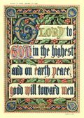Evans Edmund The Travellers Guide 1880 Bless the Lord A4 Photo Print