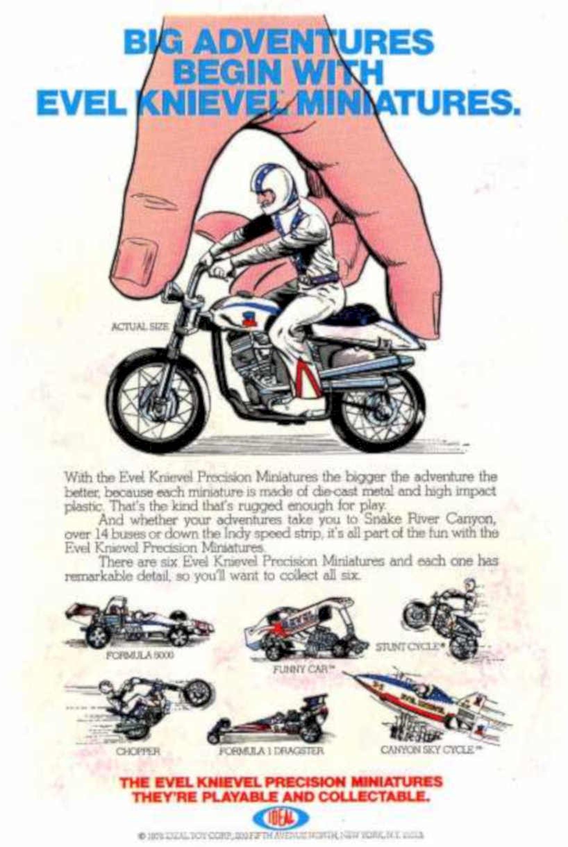 Evel Miniatures Vehicles Vintage Retro Advert Ads A4 Photo Print