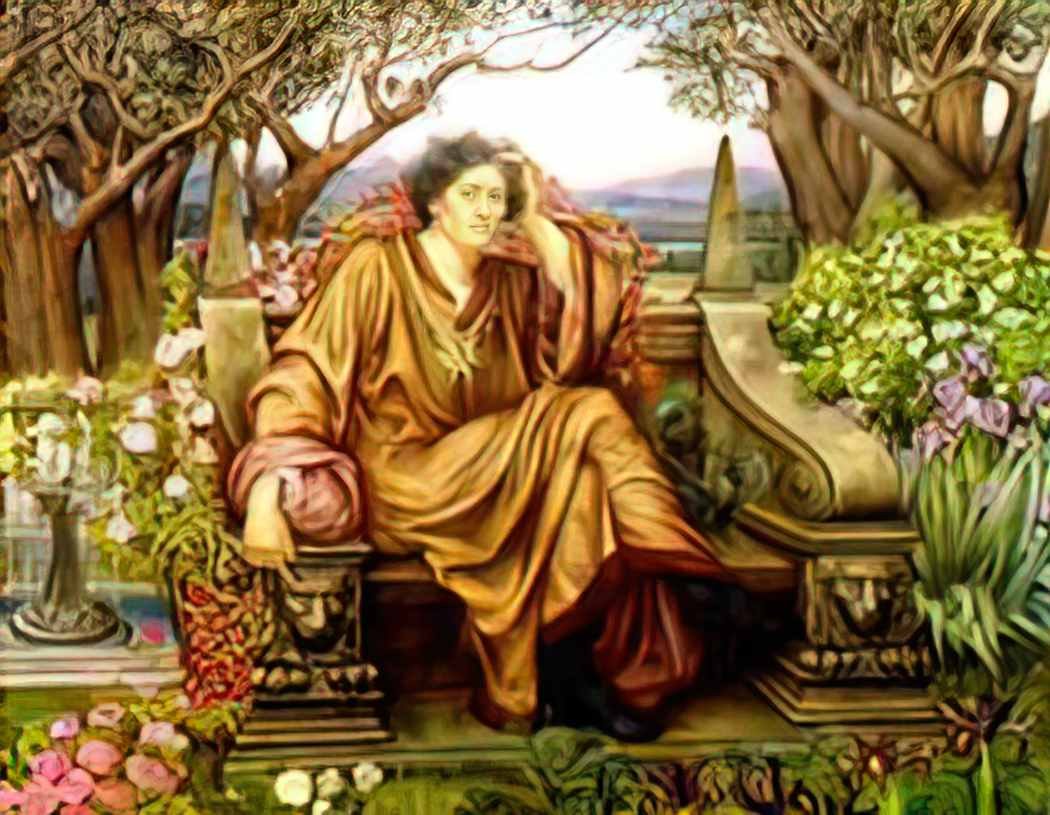 Evelyn De Morgan a soul in hell 1910 Art A4 Photo Print