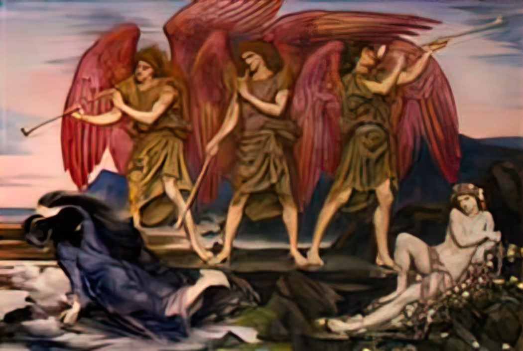 Evelyn De Morgan aurora triumphans also known as dawn 1886 Art A4 Photo Print