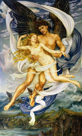 Evelyn De Morgan boreas and oreithyia 1896 1 Art A4 Photo Print