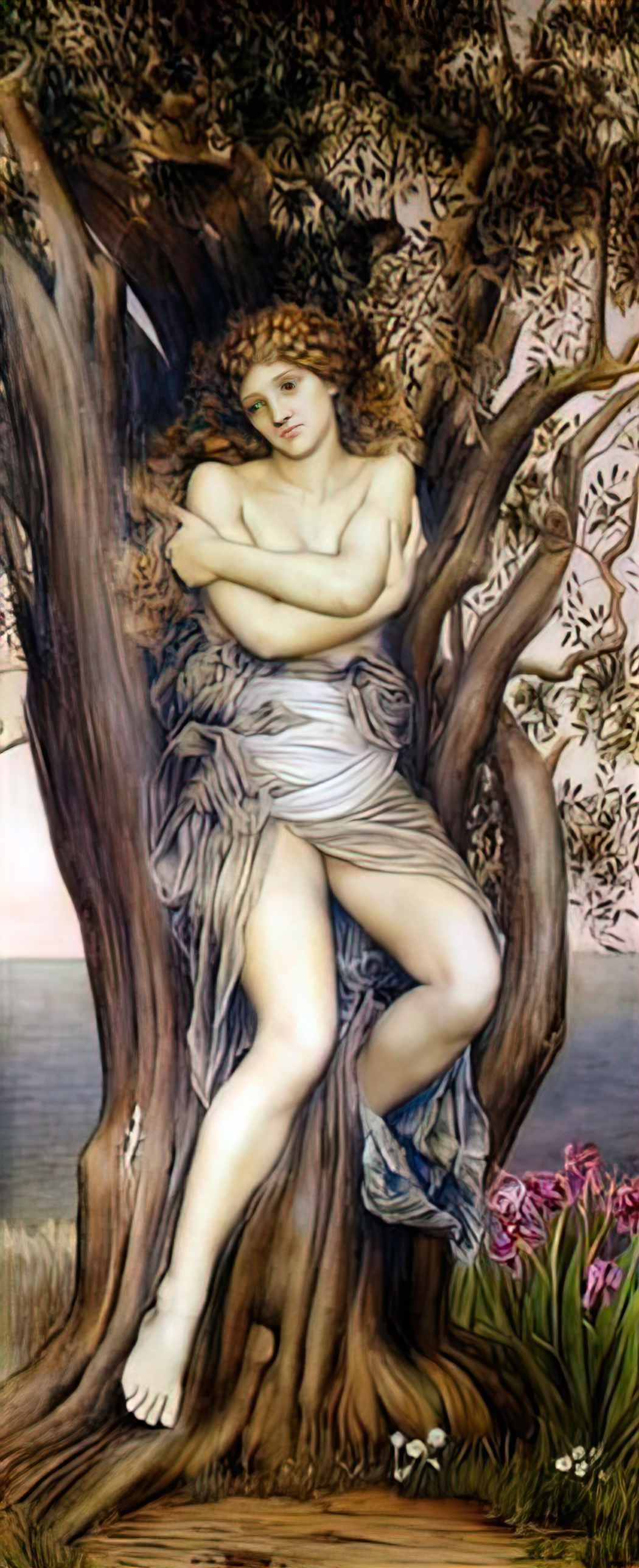 Evelyn De Morgan dryad 1885 Art A4 Photo Print